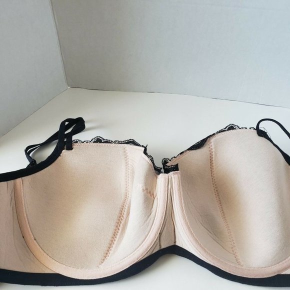 Paramour by Felina Sophia full figure balconette counter bra In Black Lace NWT - Picture 9 of 12